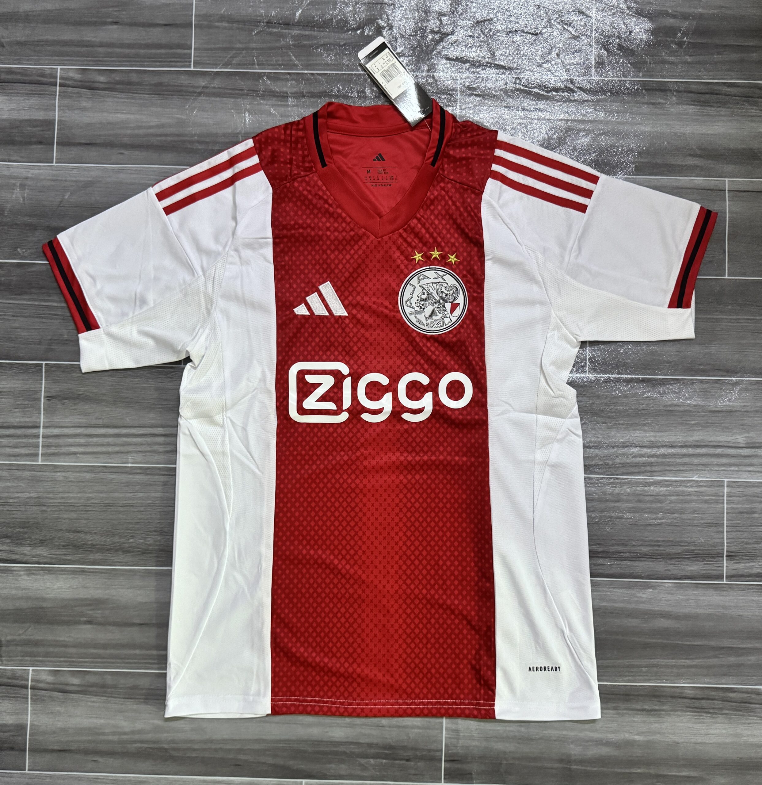 Ajax Amsterdam Home Jersey 2025/26 – Ziggo Sponsor – Adidas Replica