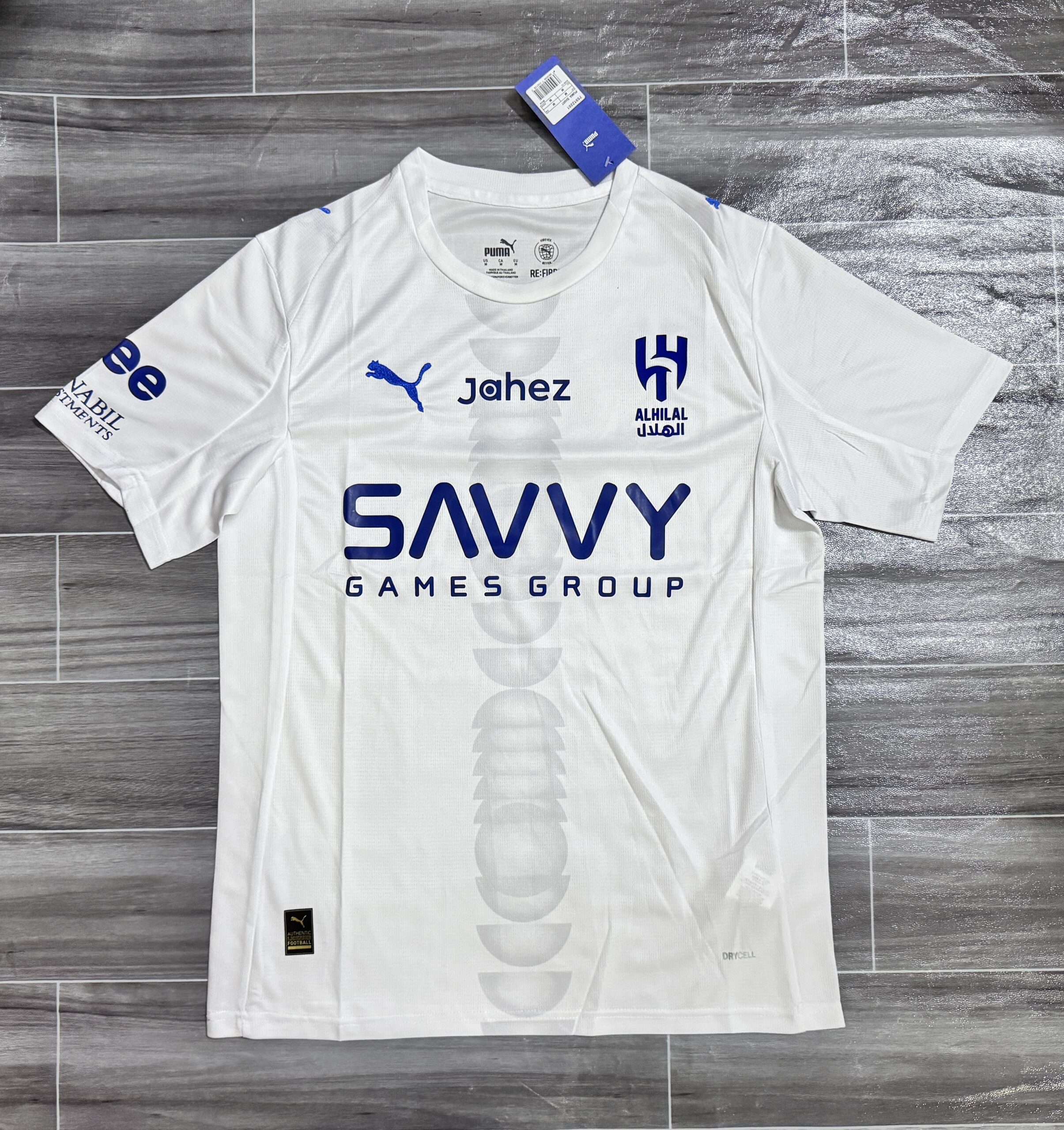 Al Hilal 25/26 Away Kit – Sleek White & Blue – Saudi Powerhouse