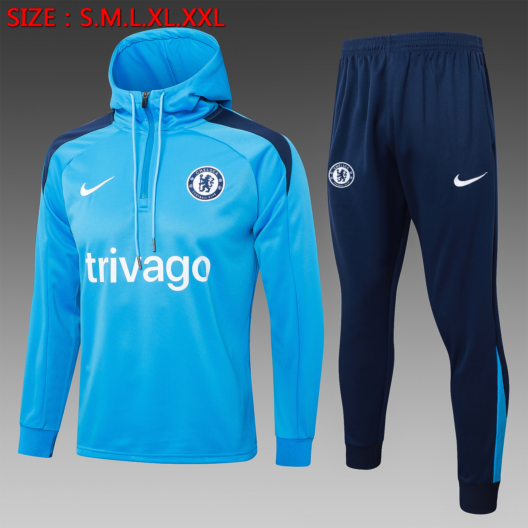 Chelsea FC Tracksuit 25/26 – Official Nike Training Set (Blue Edition)