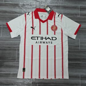 Girona FC 2025/26 Away Soccer Jersey – Official Blanquivermells Alternative Shirt