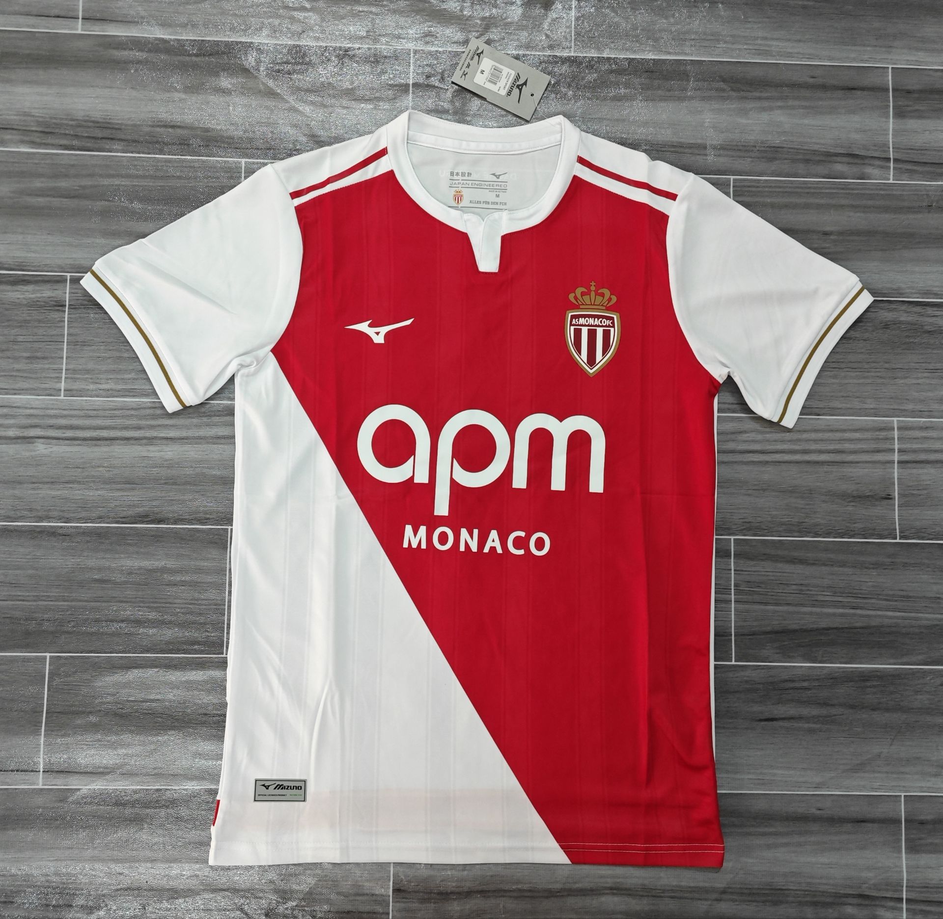 AS Monaco Home Soccer Jersey 2025/26 – Official Les Monégasques Football Shirt