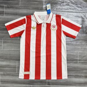 Olympiacos Home Soccer Jersey 2025 – Official Greek Reds Football Shirt