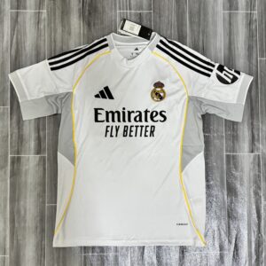 Real Madrid Home Soccer Jersey 2025/26 – Official Los Blancos Football Shirt