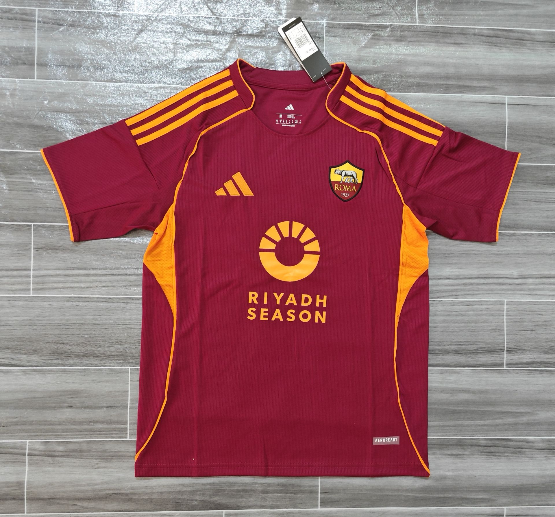 AS Roma Home Soccer Jersey 2025 – Official Giallorossi Football Shirt