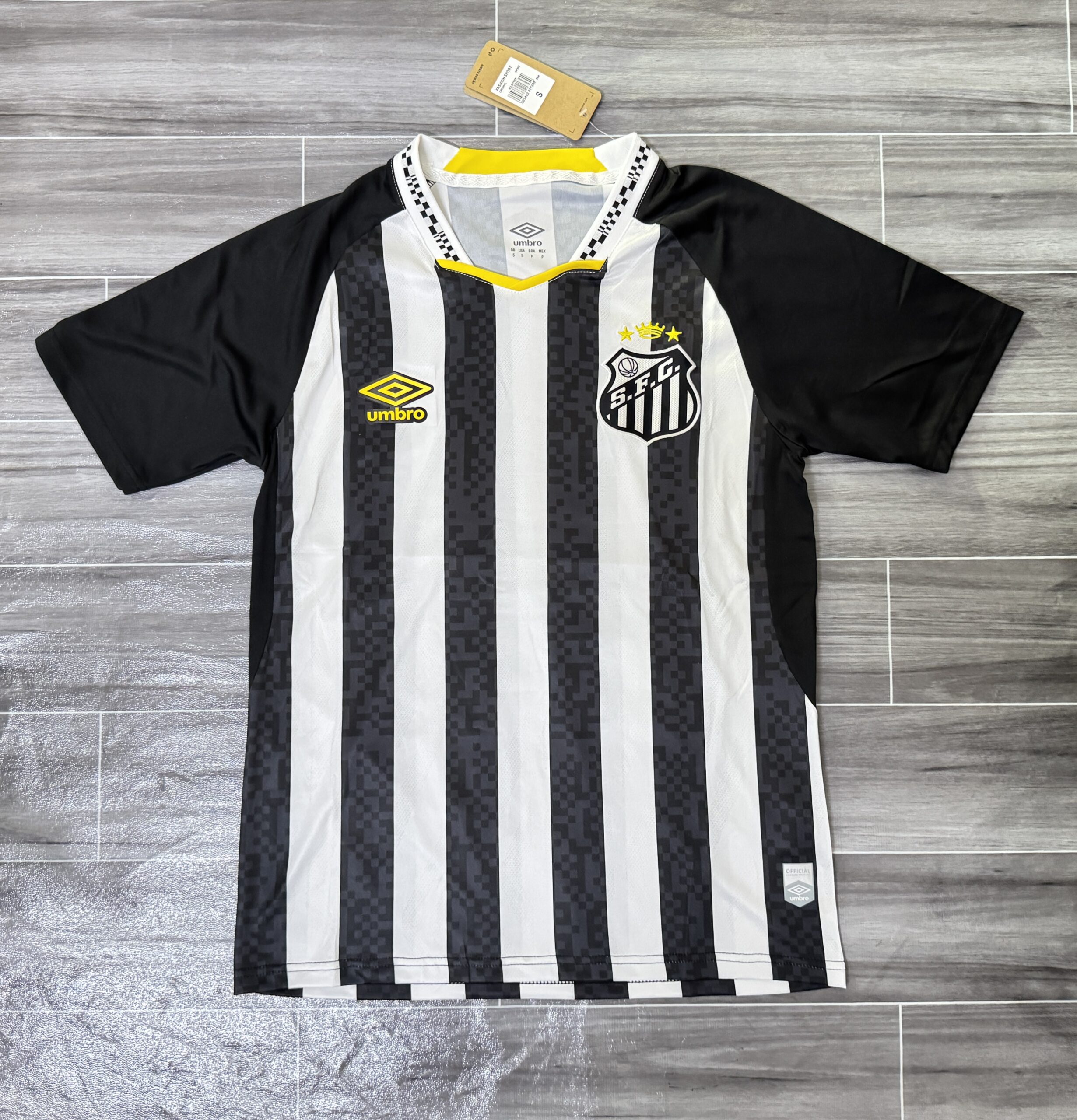 Santos FC Home Soccer Jersey 2025 – Official Peixe Football Shirt