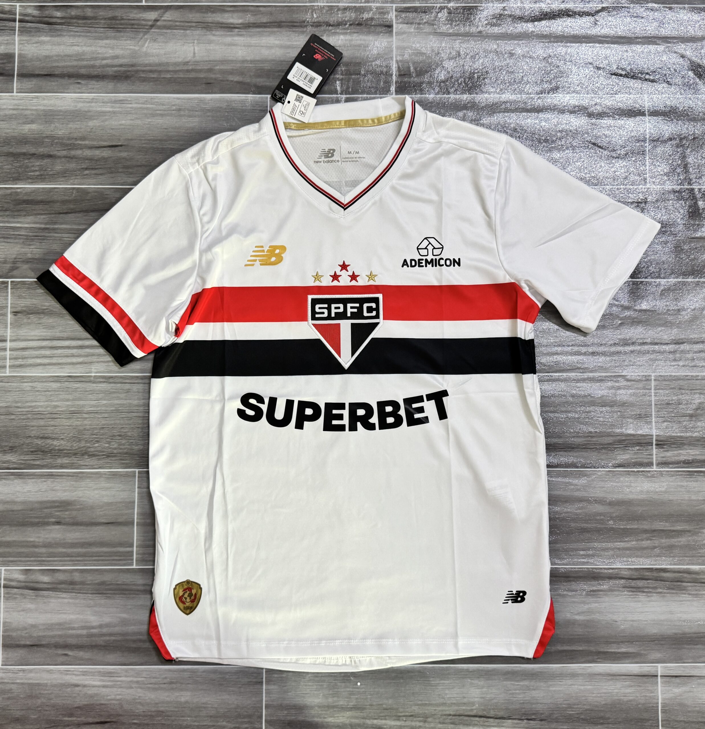 São Paulo FC Home Soccer Jersey 2025 – Official Tricolor Football Shirt