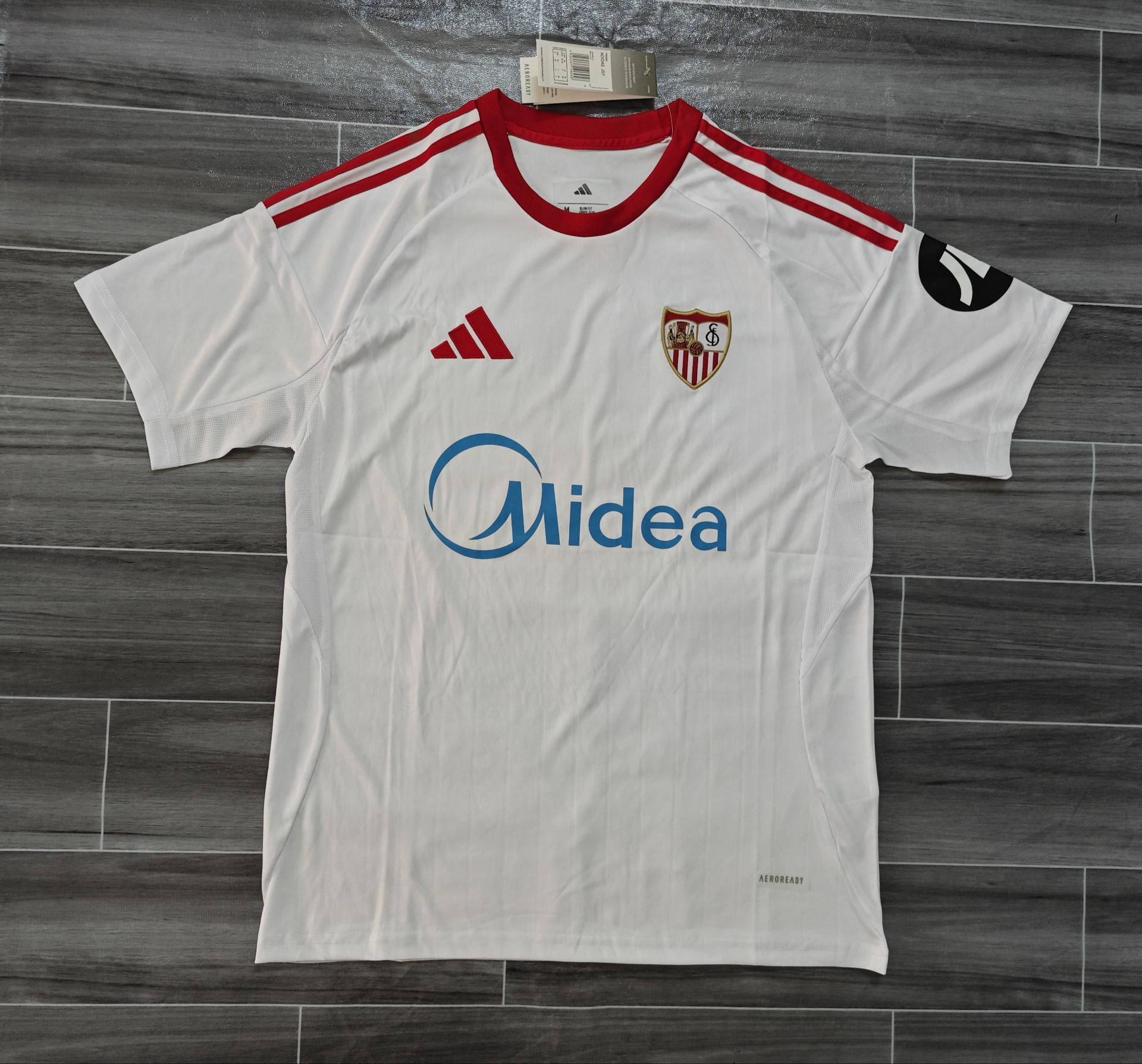 Sevilla FC Home Soccer Jersey 2025 – Official Los Rojiblancos Football Shirt