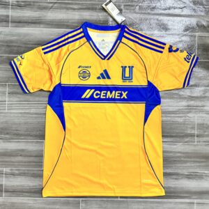 Tigres UANL Home Soccer Jersey 2025 – Official Los Felinos Football Shirt